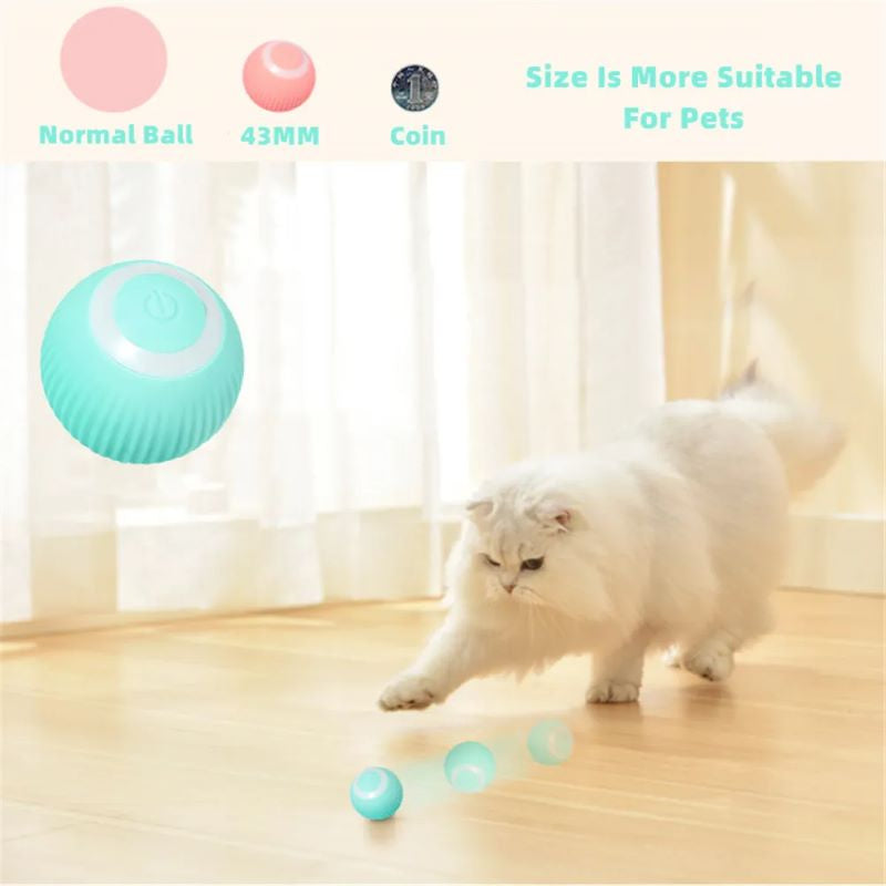 Pet Toy Automatic Rotating Ball Cat Teasing Ball